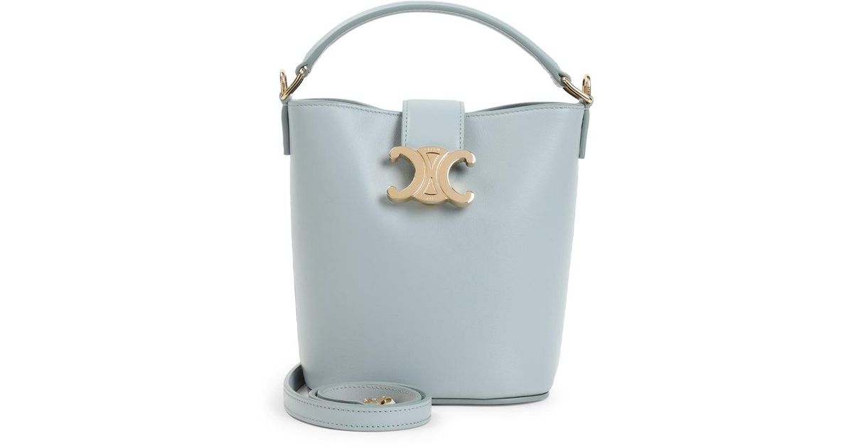 VIP【関税送料無料】希少 Celine Mini Bucket Bag Louise MINI BUCKET LOUISE IN SMOOTH CALFSKIN - BLACK | CELINE