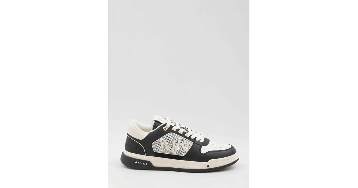 Amiri Ma Quad Debossed Classic Low Sneakers in White for Men