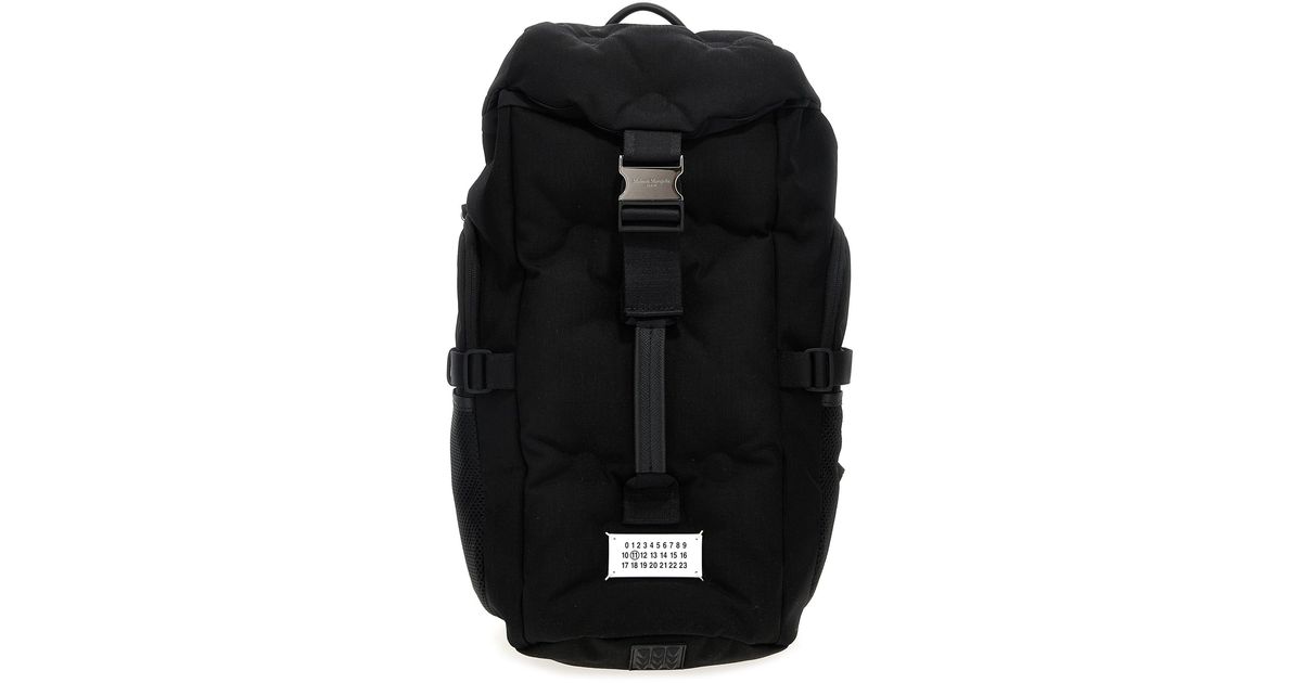 Maison Margiela 'Glam Slam Moon Small' Backpack in Black for