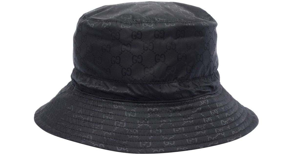 ハット Gucci REVERSIBLE GG NYLON BUCKET HAT 835772_3HBB7_1060_002_100_0000