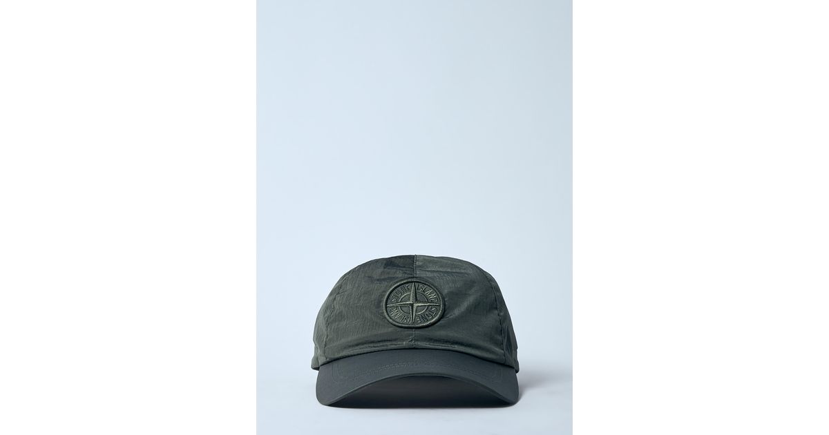 Stone Island Men's Cotton Baseball Hat Grey