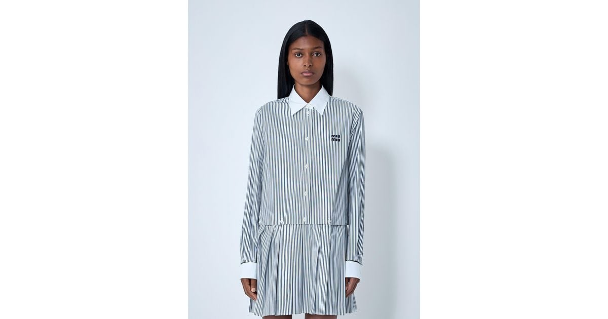 miu miu pleated dress Miu Miu Pleated Crepe Mini Dress