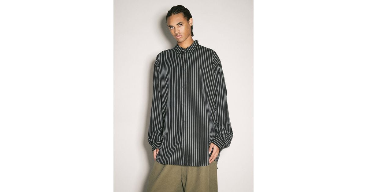 Balenciaga Fluid Shirt in Gray for Men | Lyst