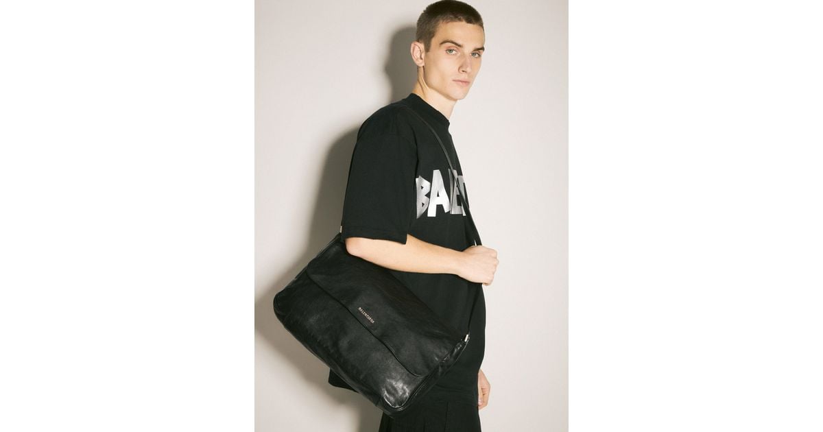 Balenciaga Grungy Medium Messenger Bag for Men | Lyst