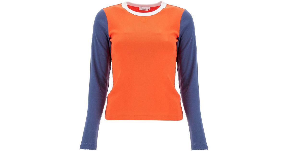 Saks Potts 長袖トップス　ロゴ Saks Potts Long-Sleeved Betsy T in Orange | Lyst