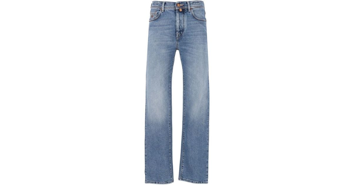 Jacob Cohen "Edo" Stretch-Denim Jeans in Blue for Men | Lyst