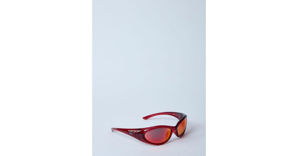 Balenciaga Sporty B Round Af サングラス で ホワイト eCom-812607T00079282_F.jpg?v=2