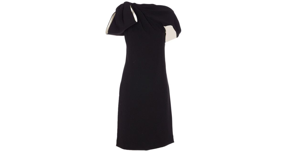 【Max Mara】BALDI MIDI CADY DRESS Max Mara Baldi Midi Cady Dress in Black | Lyst