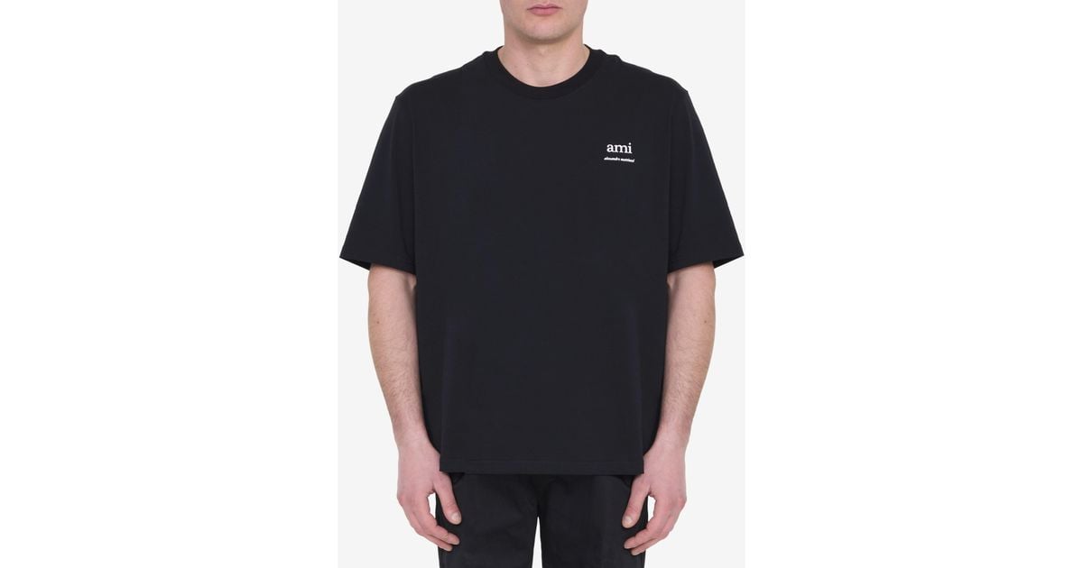 Ami Paris Ami Alexandre Mattiussi T-Shirt in Black for Men | Lyst
