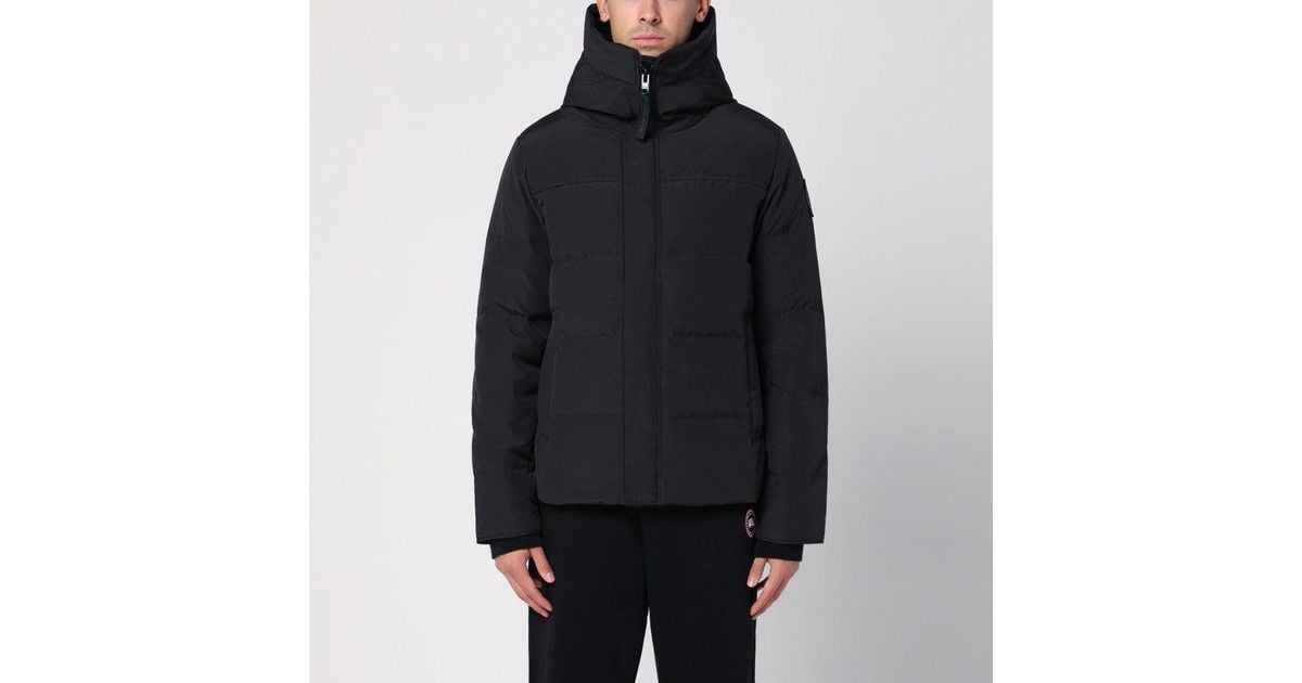 Canada Goose Quilted Down Parka Jacket in Black for Men | Lyst