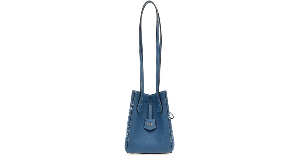 ショルダーバッグ・ポシェット FENDI 'Fendi Origami Mini' shoulder bag Light Blue Fendi Origami Mini' Shoulder Bag in Blue | Lyst