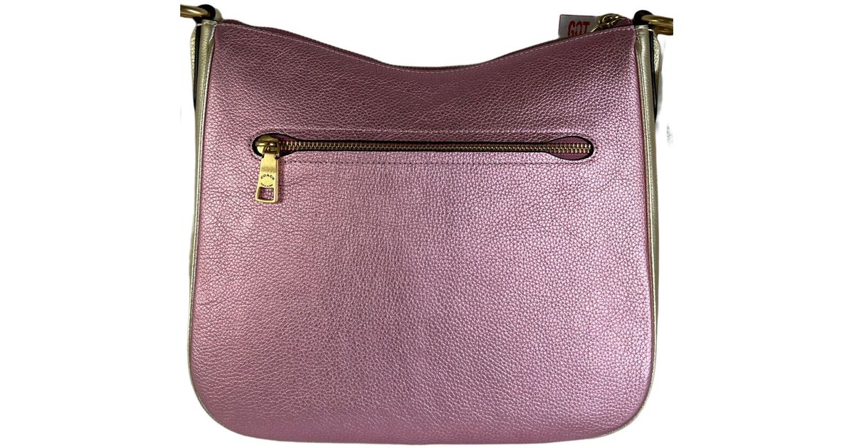 COACH Chaise Metallic Crossbody Bag Lyst