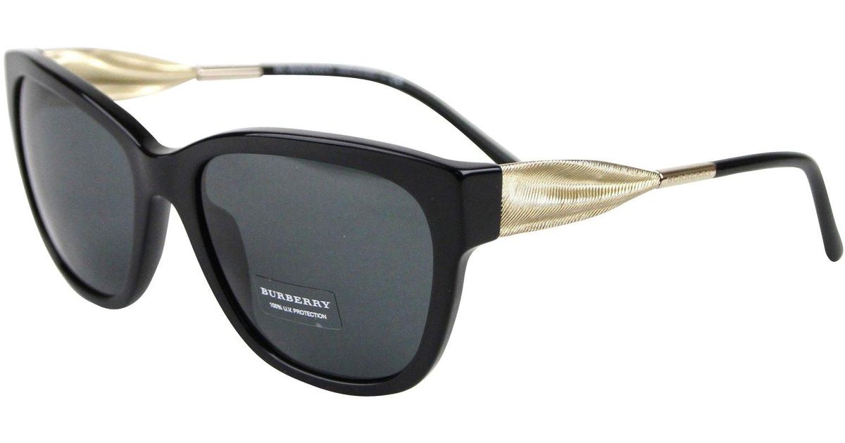 lineær Påstand inaktive Burberry S Golden Accent Plastic Cat Eye Sunglasses 4203 3001 in Black |  Lyst
