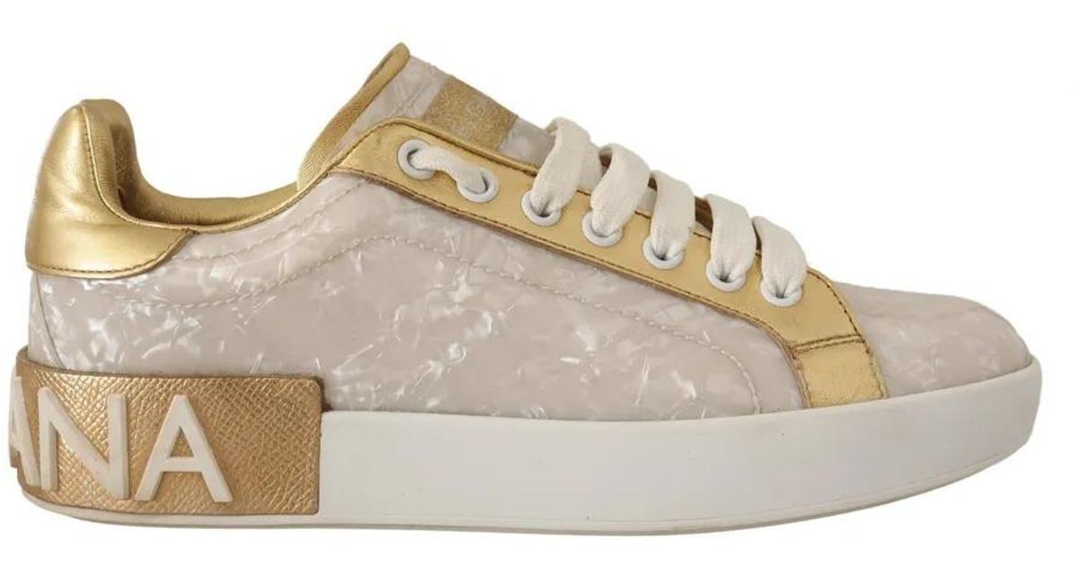 dolce and gabbana pearl sneakers