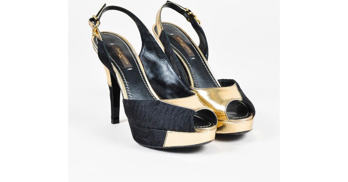 louis vuitton slingback pumps