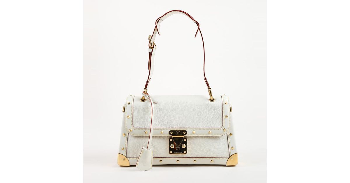 Louis Vuitton White &quot;suhali&quot; Leather Gold Tone &quot;le Talentueux&quot; Shoulder Bag - Lyst