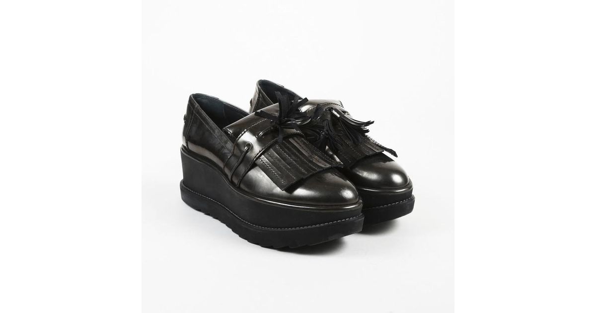 stuart weitzman platform loafers