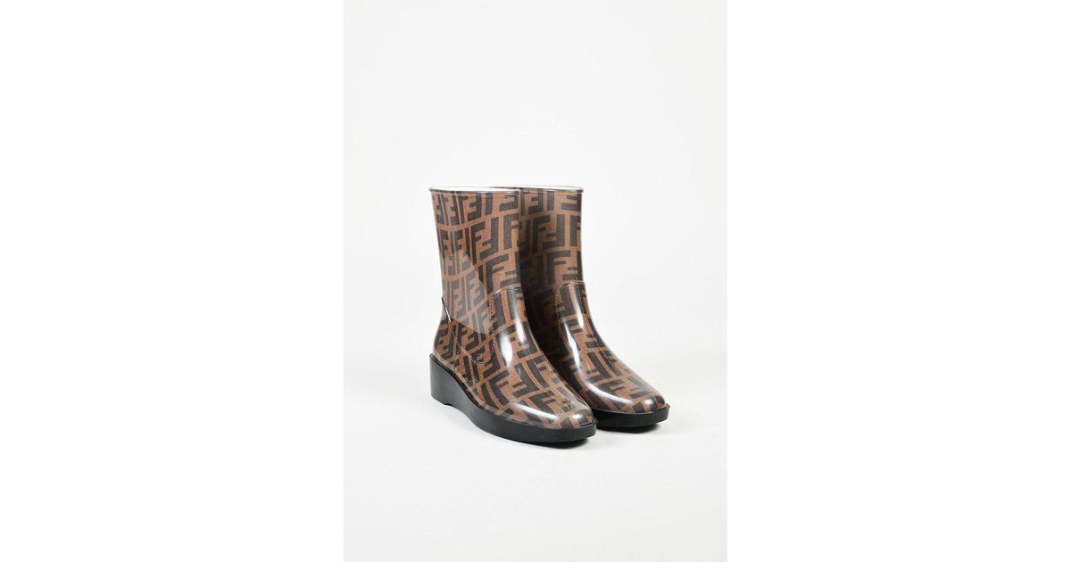 fendi rain boots