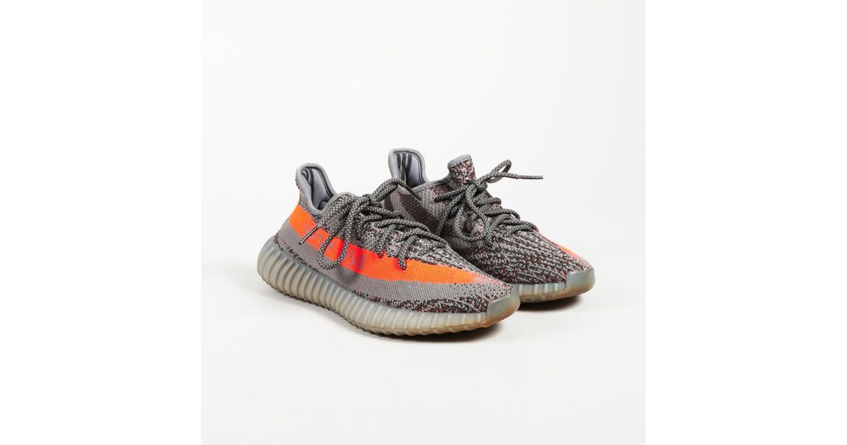 yeezy gray and orange
