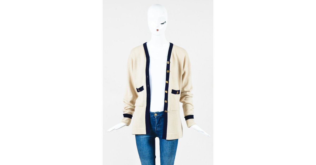 vintage chanel cardigan