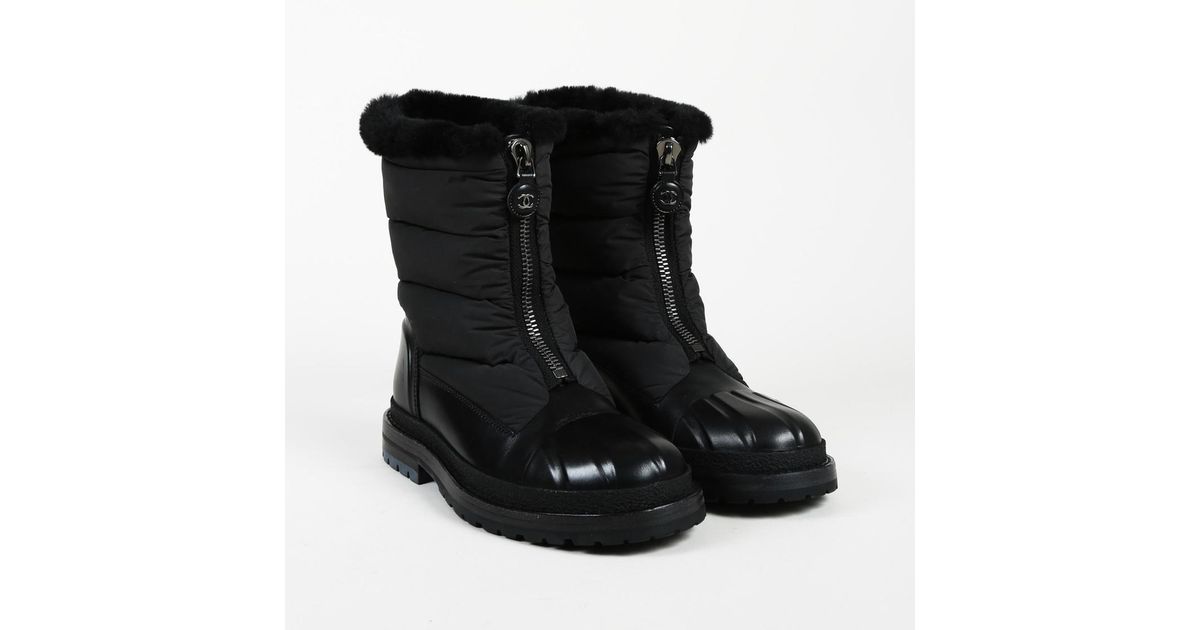 chanel boots winter