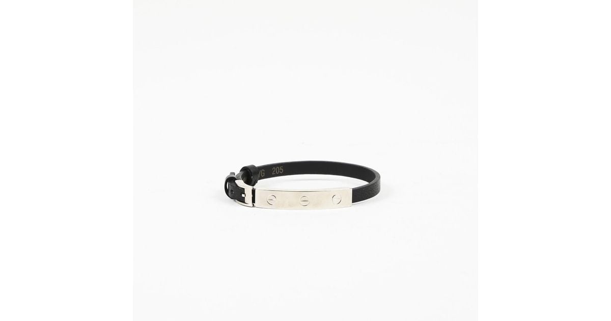 cartier leather bracelet