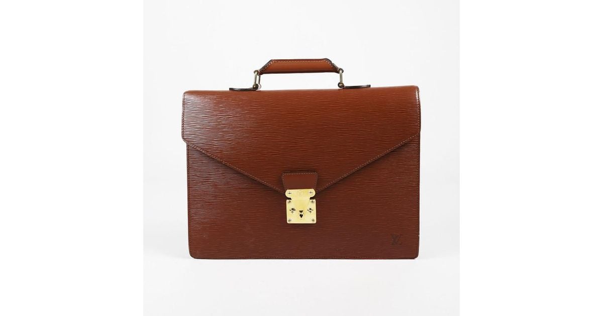 louis vuitton epi leather briefcase