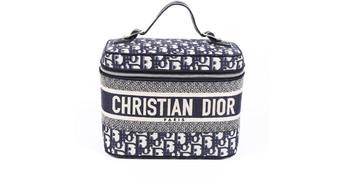 dior oblique vanity bag
