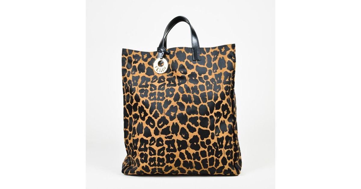 fendi leopard bag