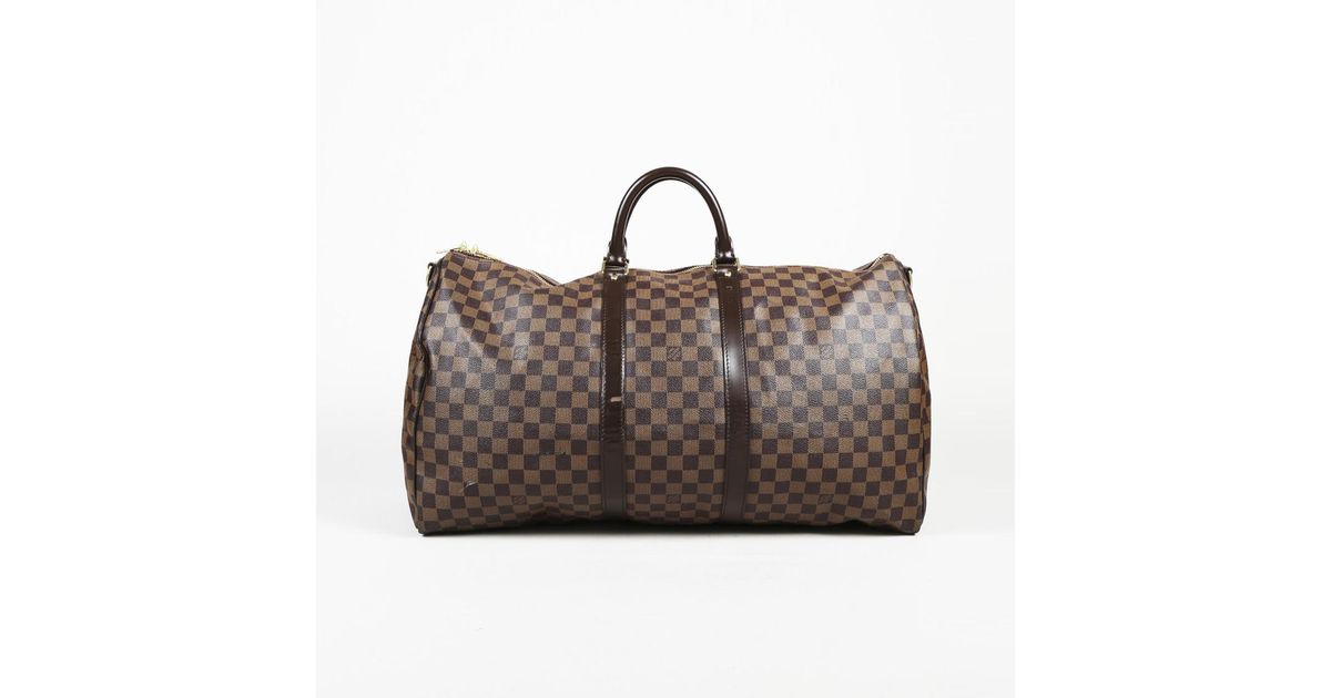 louis vuitton keepall 55 damier ebene