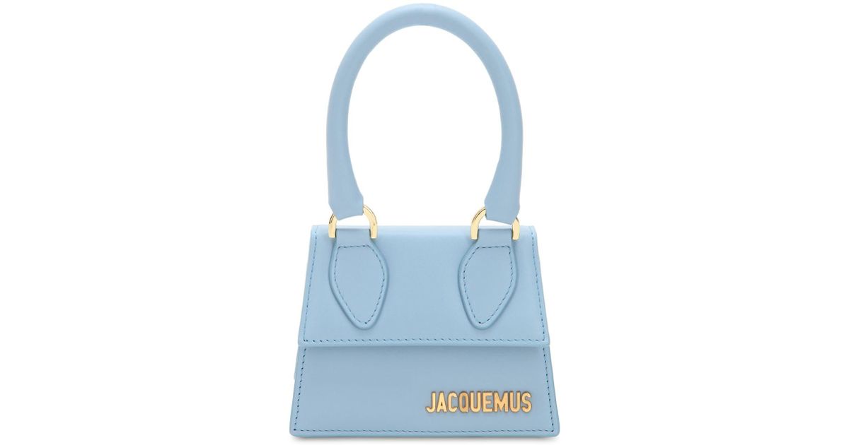 Jacquemus Le Chiquita Micro Leather Bag in Blue | Lyst UK