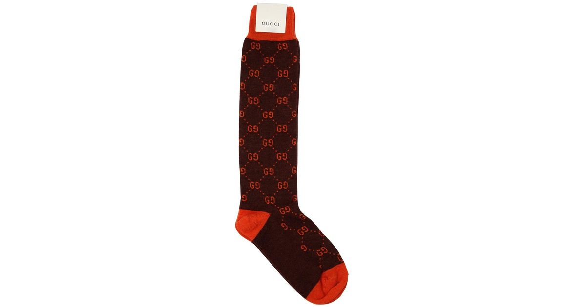 gucci socks orange