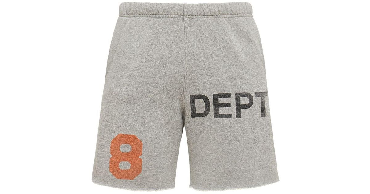 GALLERY DEPT. Logo Vintage Printed Cotton Sweat Shorts in Grey for Men |  Lyst Australia