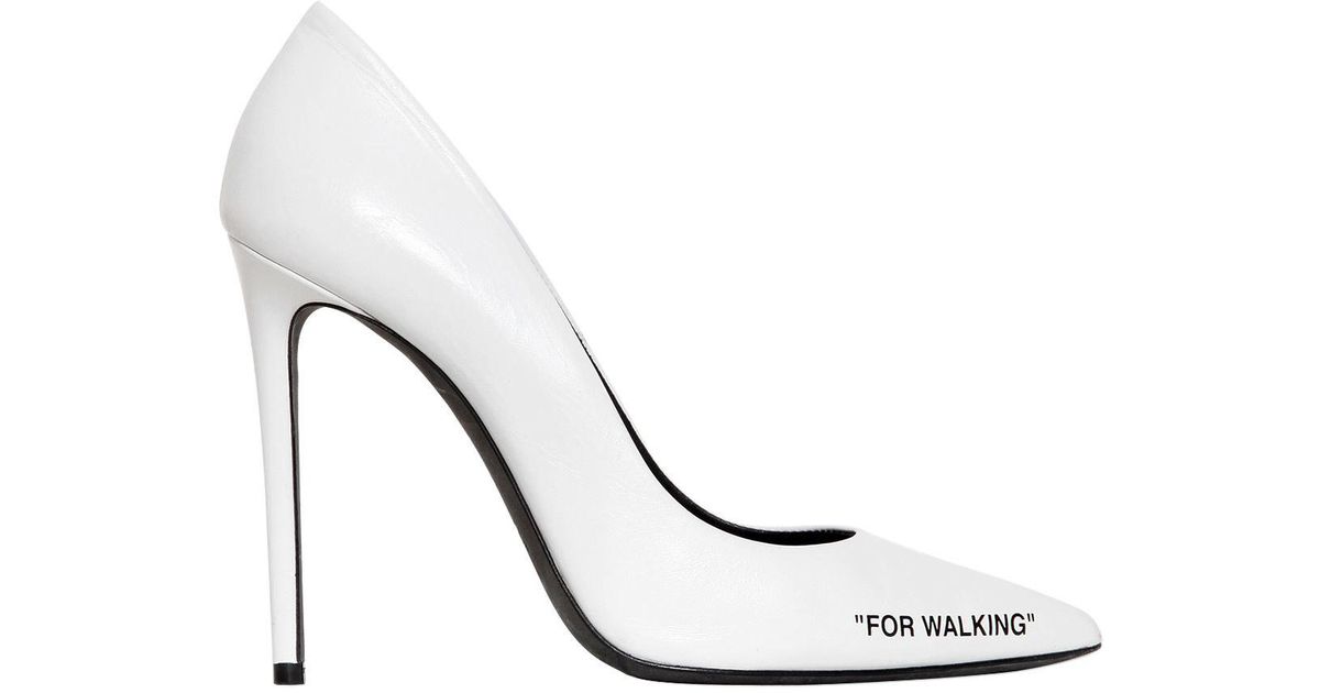 for walking heels off white