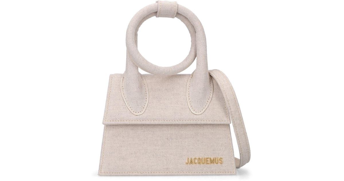 Jacquemus Le Chiquito Noeud Cotton & Linen Bag | Lyst