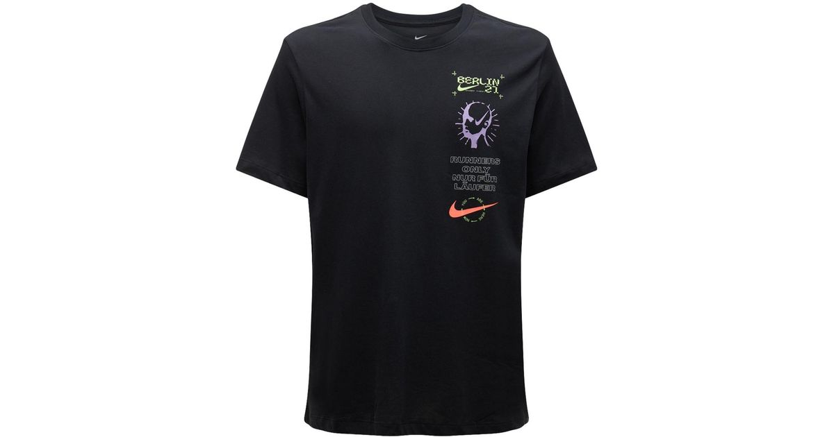 Nike Dri-fit Berlin T-shirt in Black for Men | Lyst