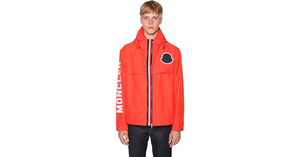 Moncler Montreal Logo-print Shell Jacket in Orange for Men | Lyst Australia