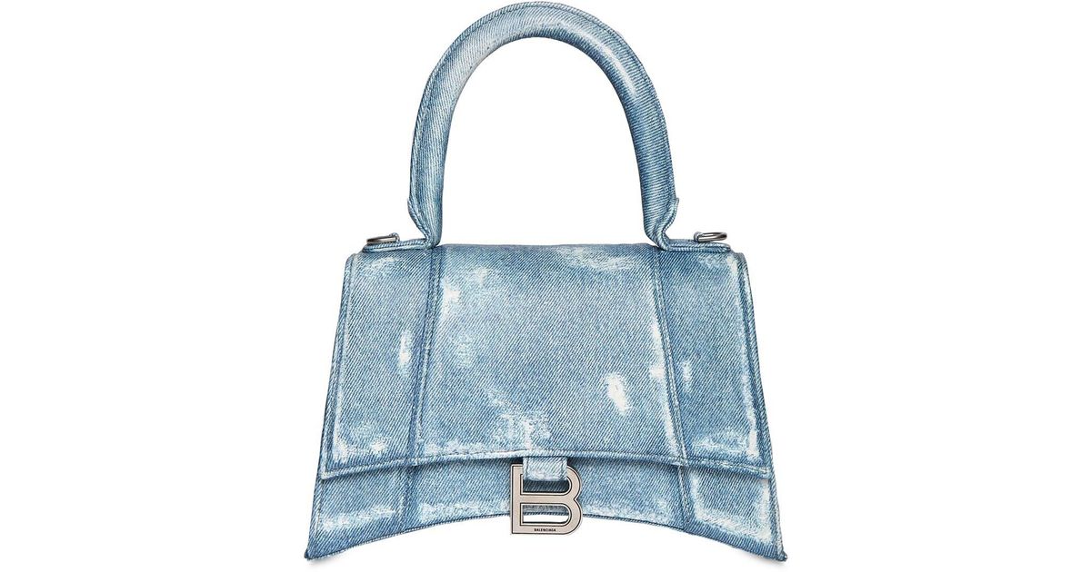 balenciaga denim hourglass