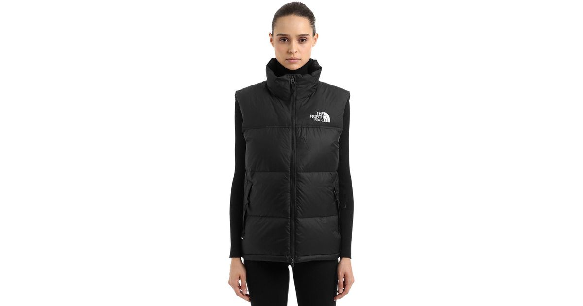 The North Face Retro Nuptse Damen Schwarz www.lyst.com