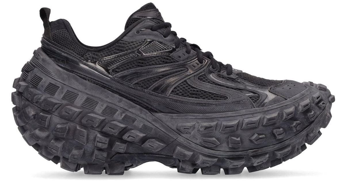 Balenciaga Synthetic Defender Sneakers in Black for Men - Lyst