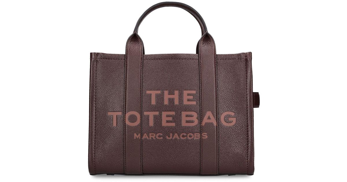 Marc Jacobs The Medium Leather Tote Bag in Purple | Lyst Canada