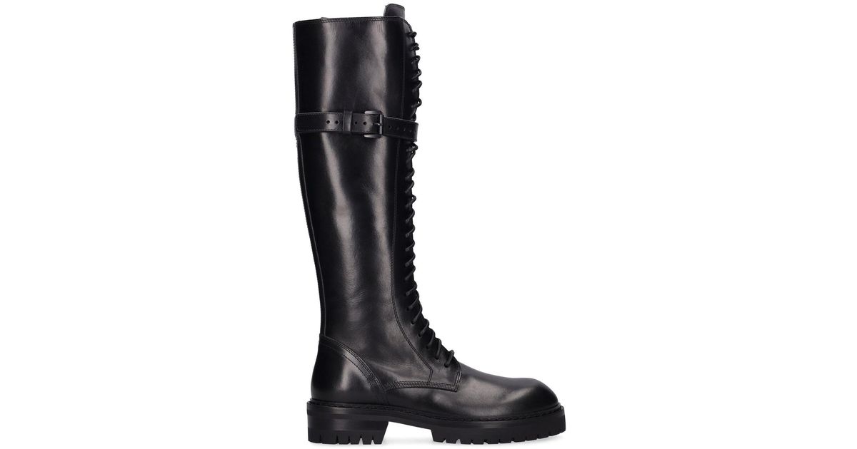 Ann Demeulemeester 40mm Alec High Boots in Black Lyst