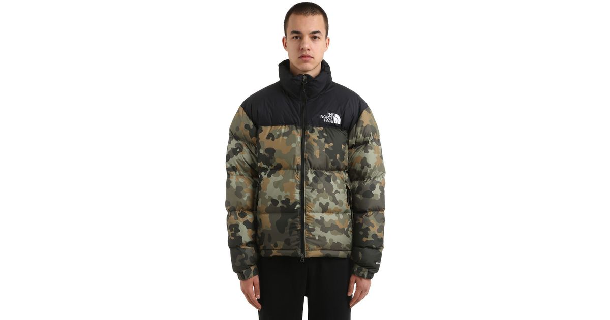 The North Face 1996 Retro Novelty Nuptse Down Jacket in Green for