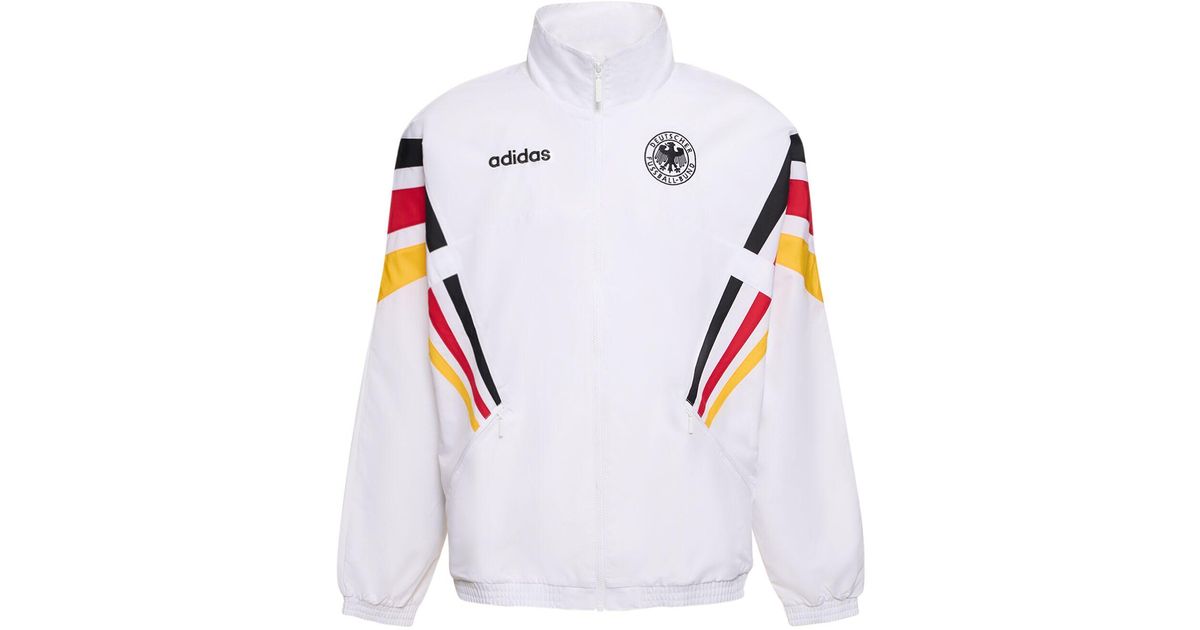 adidas Originals Germany 96 Track Top in White for Men | Lyst UK
