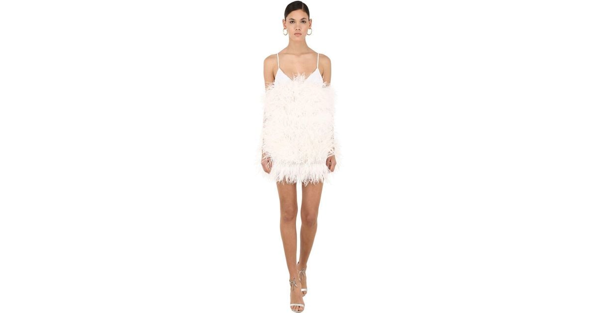 Abito bianco paillettes best sale