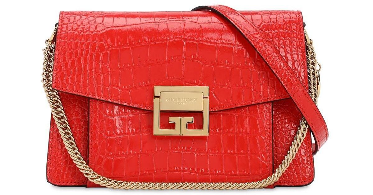 Vegan leather crossbody bag Givenchy Red in Vegan leather - 35350379