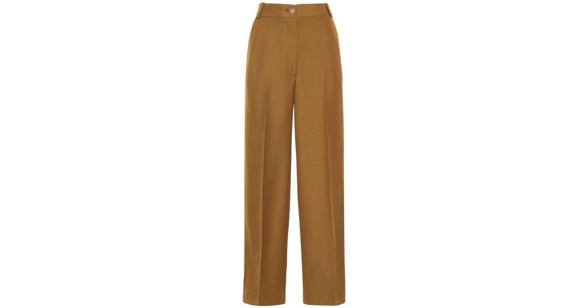 Khaite Ian Wool & Viscose Utility Pants in Beige (Natural) Lyst Canada