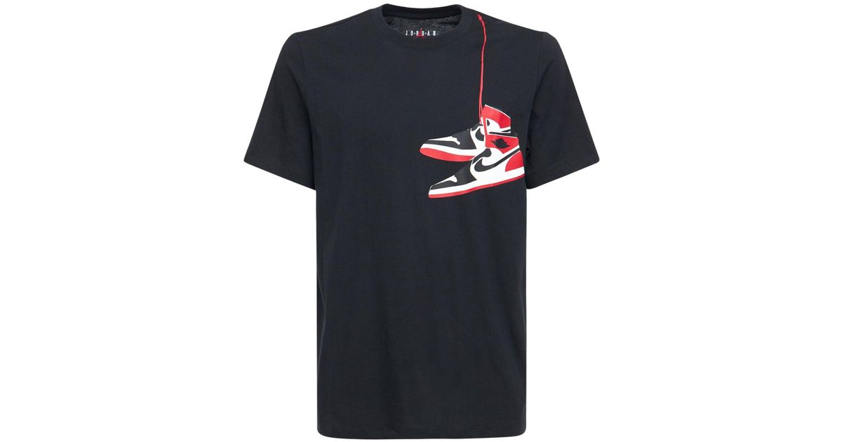 Nike Jordan Aj1 Shoe Print Cotton T 