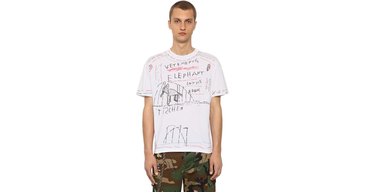 Vetements Elephant Marta Printed Jersey 