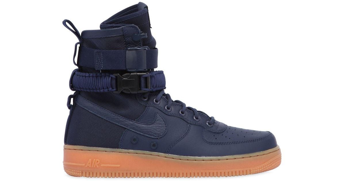 Nike Sf Air Force 1 Sneakers in Blue for Men Lyst Canada